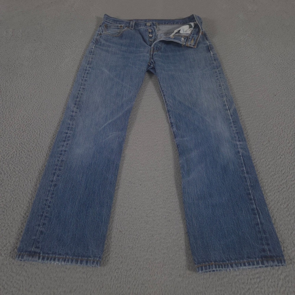 VINTAGE Levi's Jeans Mens 30x30 501 Original Straight Leg Cotton Button Fly Y2K